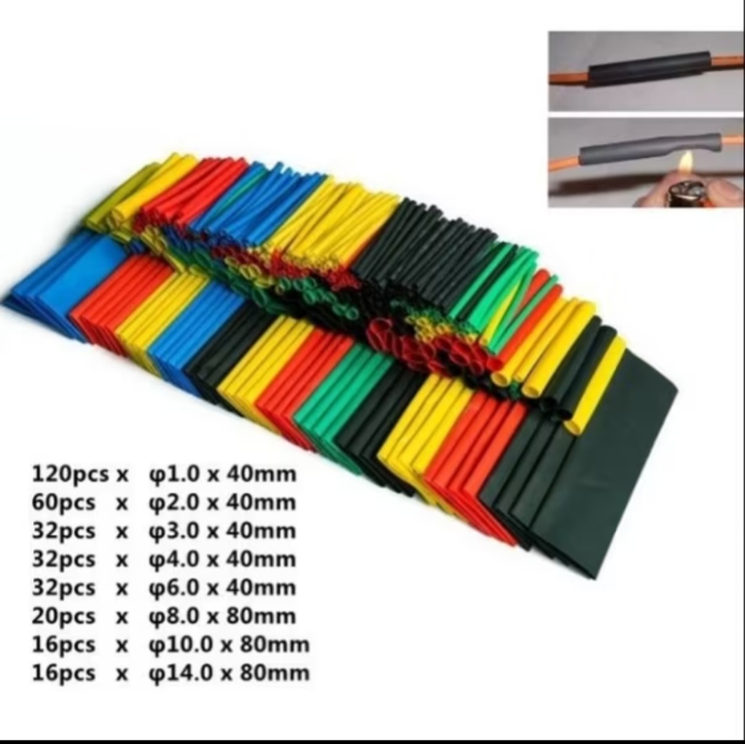BỘ 328 CÁI ỐNG GEN CO NHIỆT CÁCH ĐIỆN ĐỦ LOẠI HÀNG CHUẨN