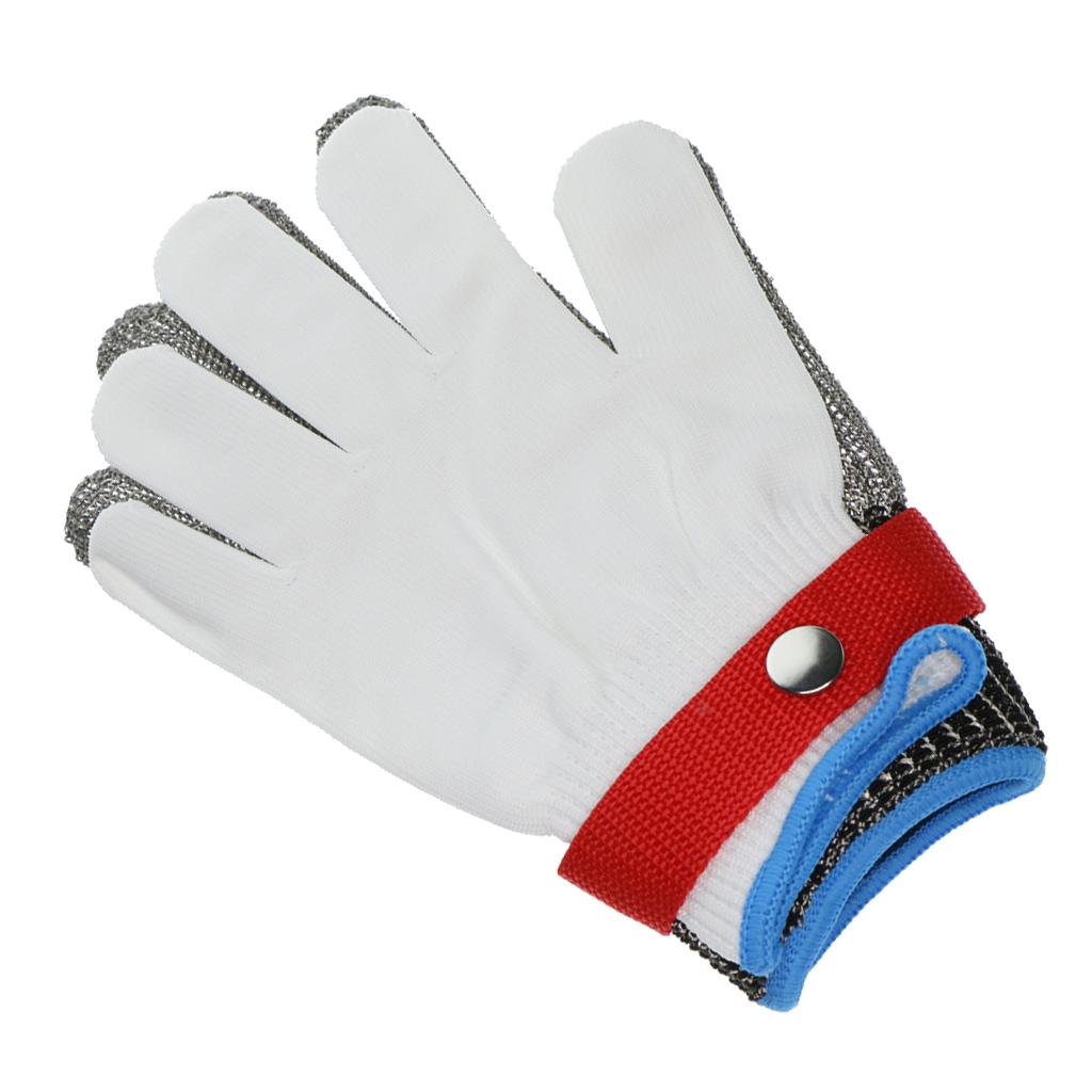 1 Pair of Work Gloves Stab- Metal Mesh Butcher