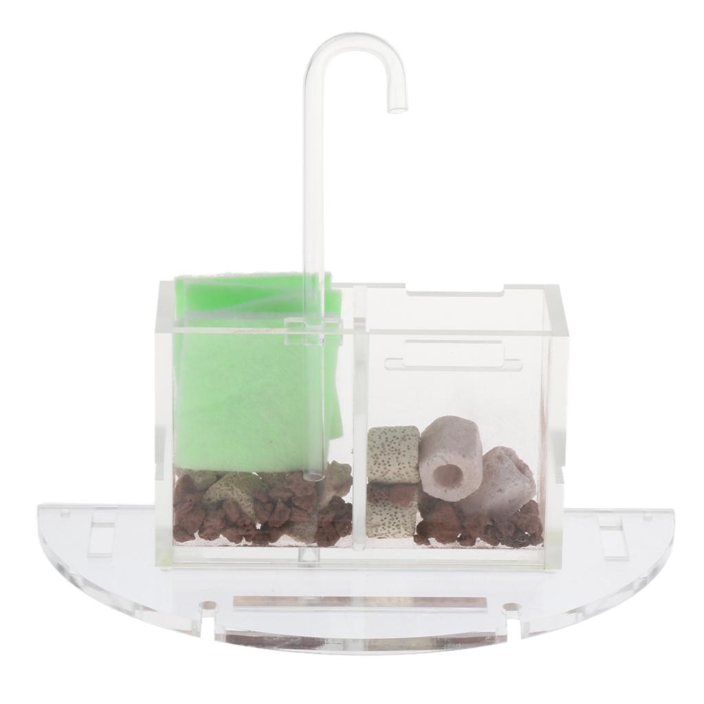 Fish Tank External Filter Box Aquarium Increase Oxygen Water Filter