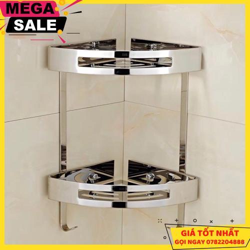 Kệ Góc Inox 2 Tầng Mh03 - Giao Hàng Toàn Quốc