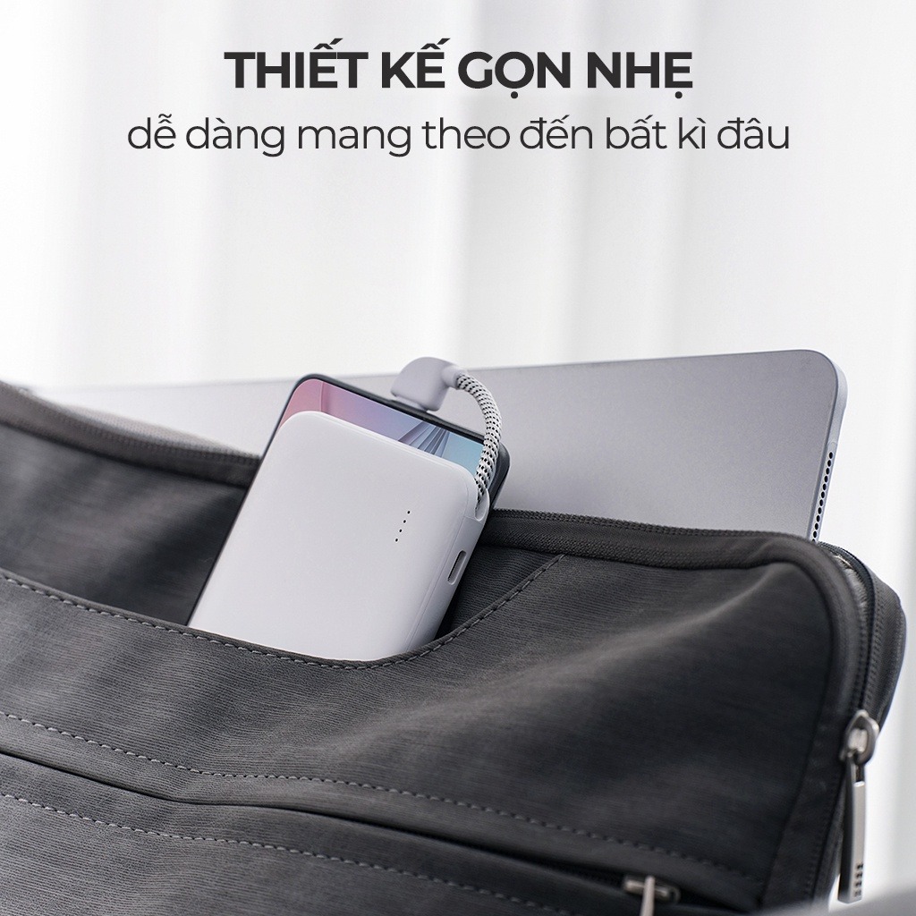 Pin sạc dự phòng 10000mAh Sạc Nhanh 18W Aukey PB-N73C (Basix Series) - Hàng Chính Hãng