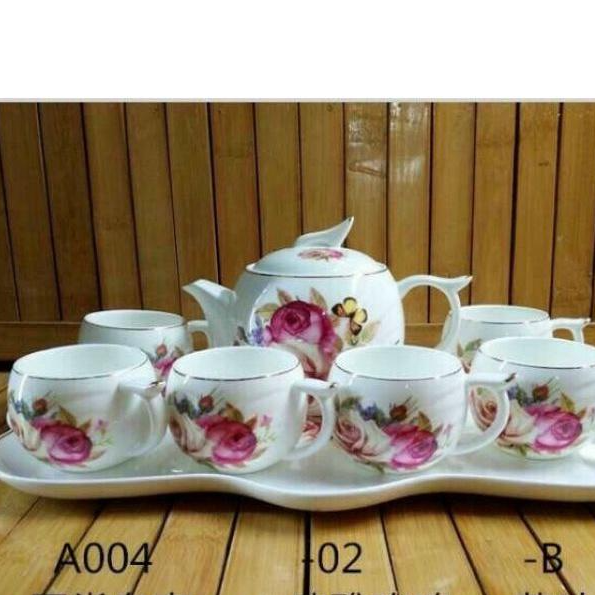 Bộ ấm chén dáng Minh Long cao cấp sang trọng, tinh tế - nhiều mẫu