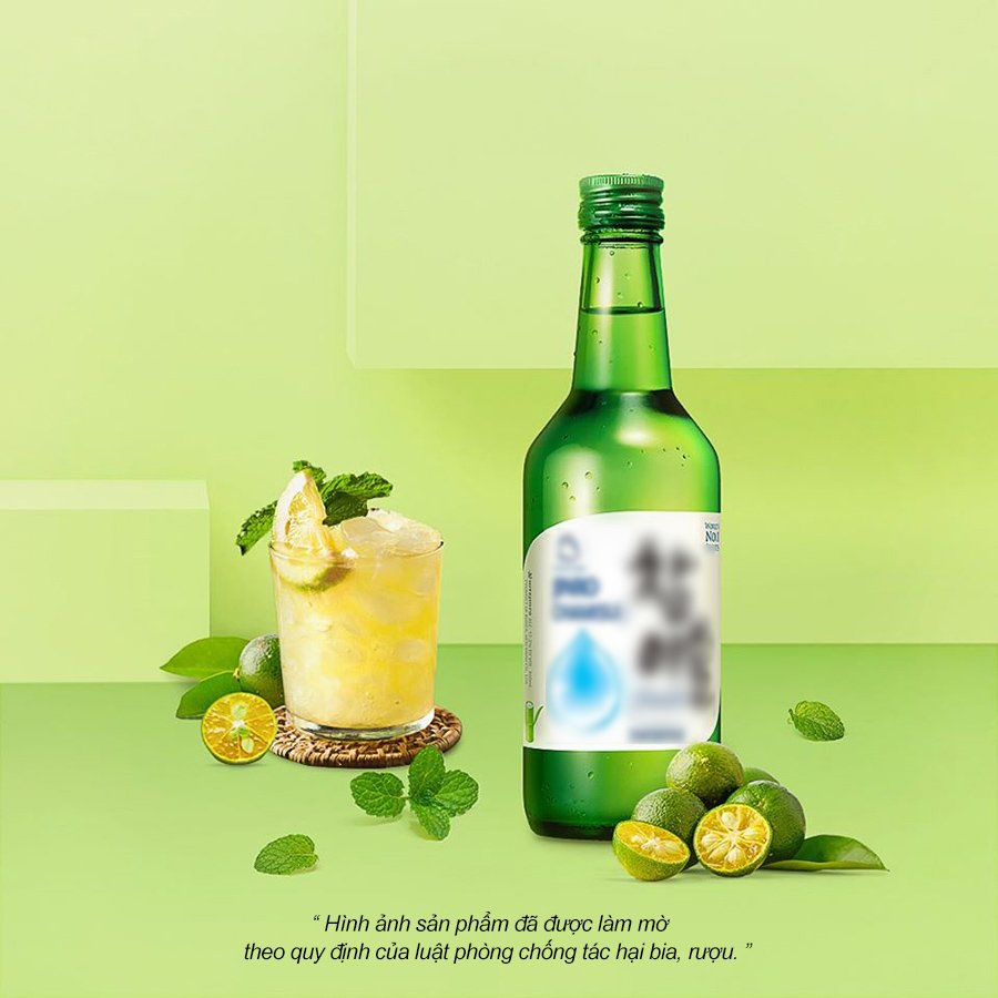 Set 3 chai rượu soju Hàn Quốc 13% - 16.9%: Fresh + Bưởi + Mận Có Hộp