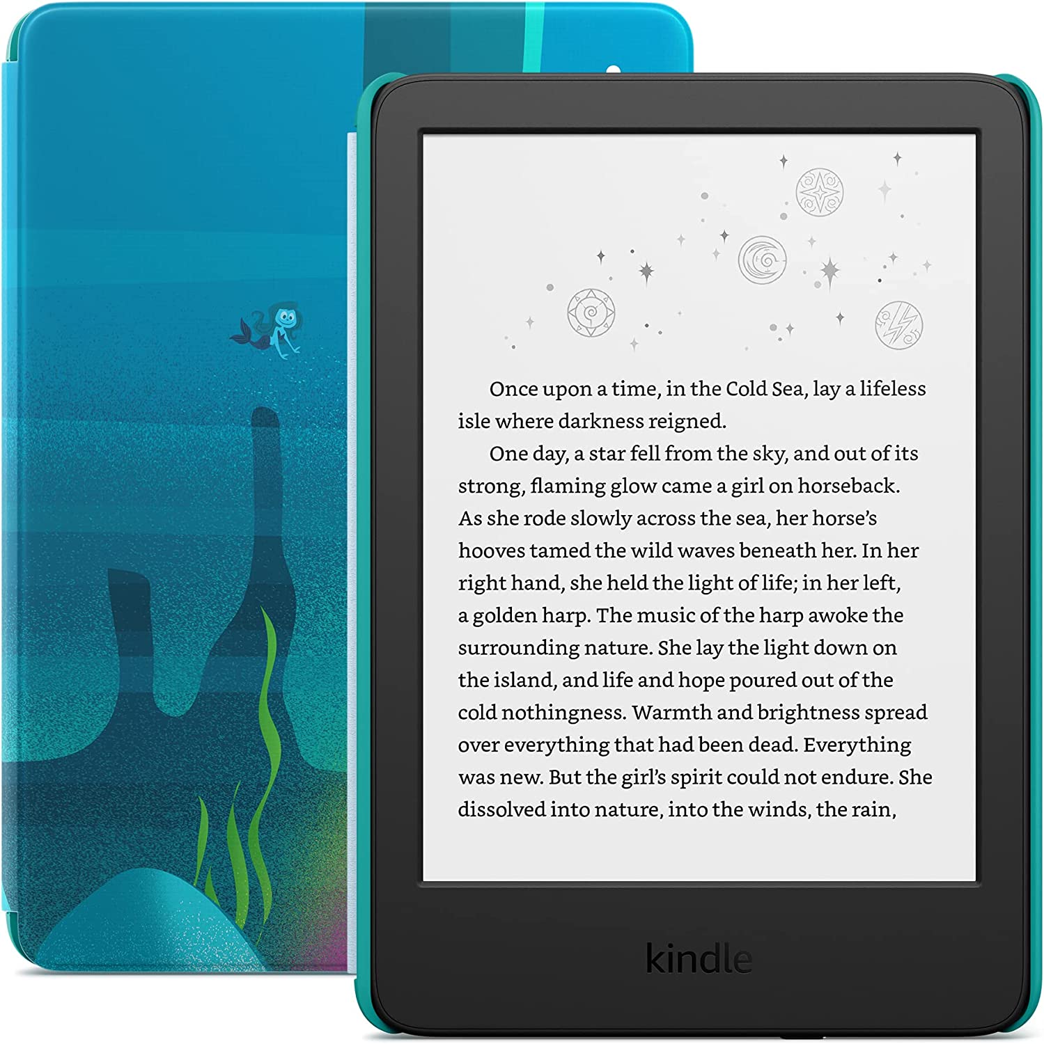 Máy đọc sách New Kindle Kids 11th 2022 Kèm bao da - 16Gb - Hàng nhập khẩu