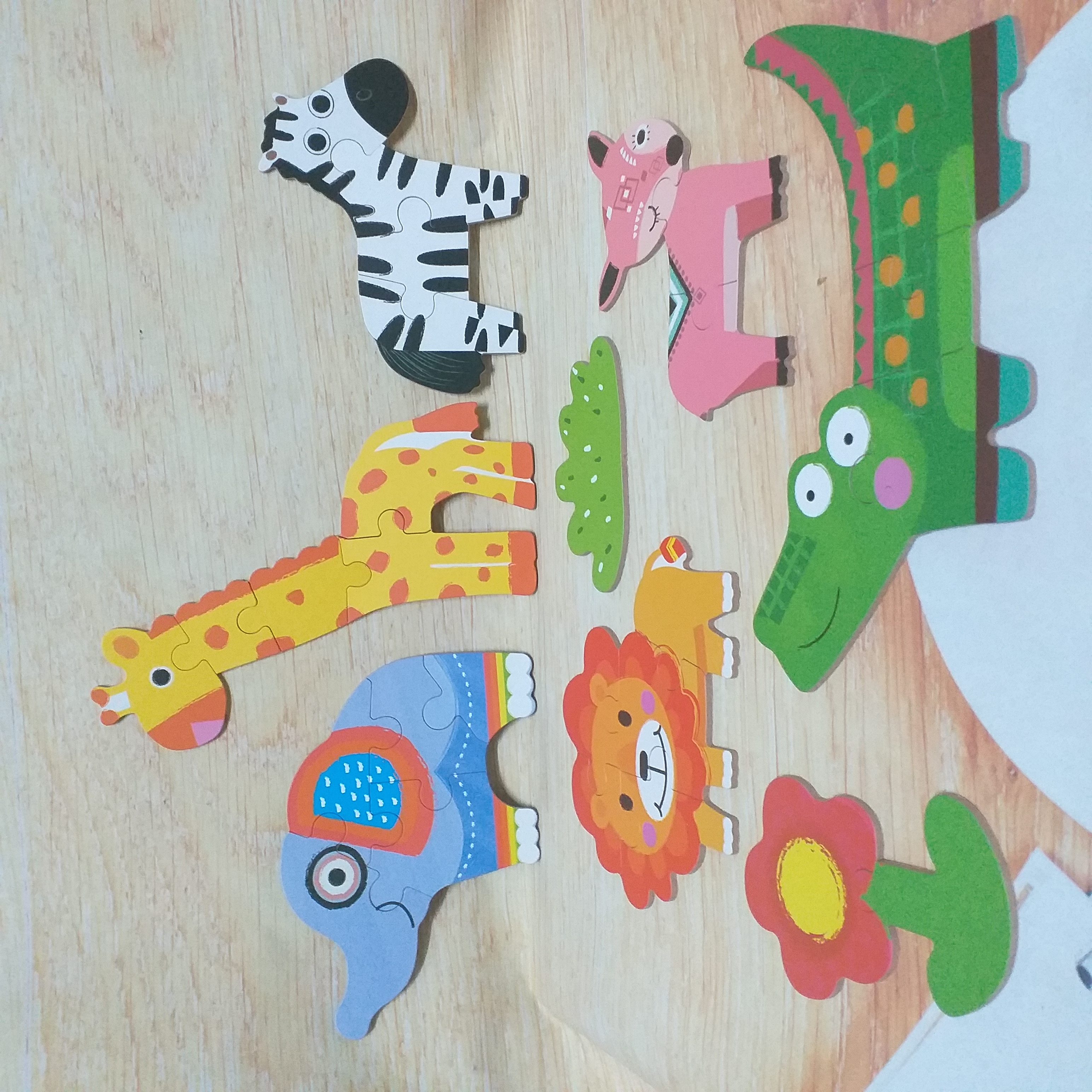 Đồ chơi gỗ - Combo 5 Hộp ghép hình My first Puzzle