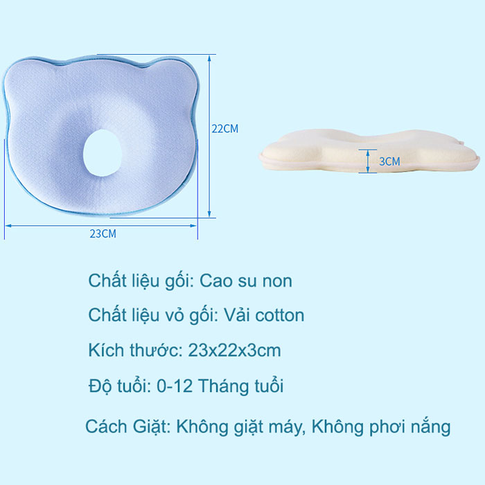 Gối cao su non chobe