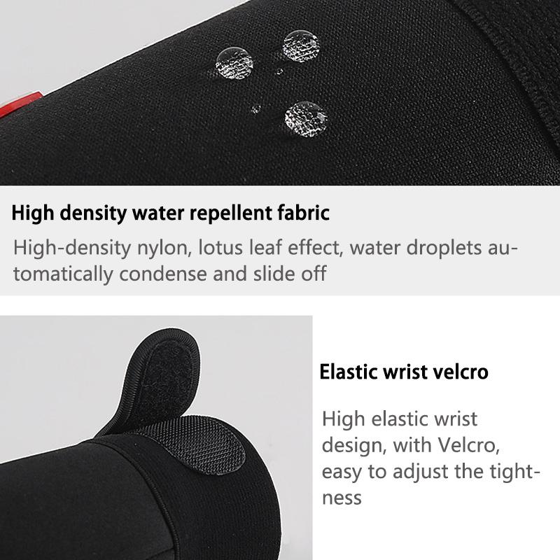 Chống Thấm Nước Mùa Đông Găng Tay Xe Đạp Hỗ Trợ Màn Hình Cảm Ứng Găng Tay Xe Đạp Thể Thao Ngoài Trời Chống Trượt Chống Gió Xe Đạp Full Ngón