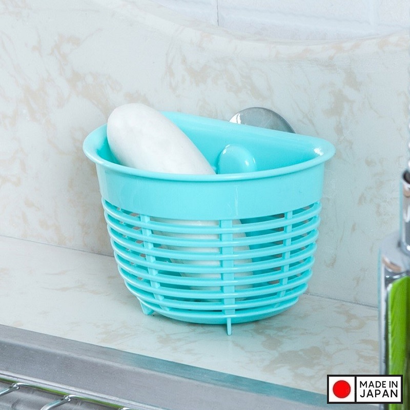 Bộ 2 rổ nhựa đựng miếng rửa chén cao cấp - Hàng nội địa Nhật