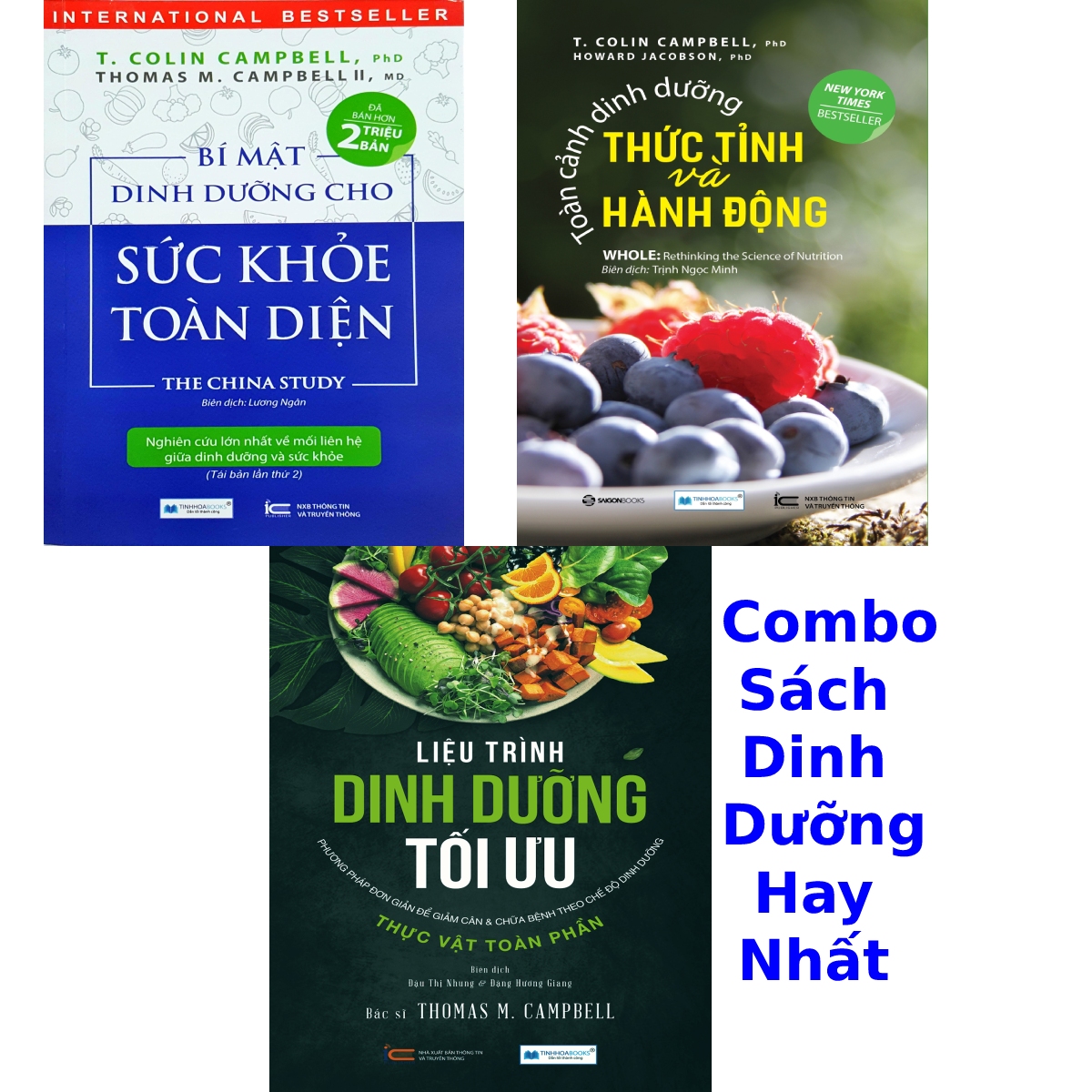 Sách: Combo sách dinh dưỡng hay nhất mọi thời đại