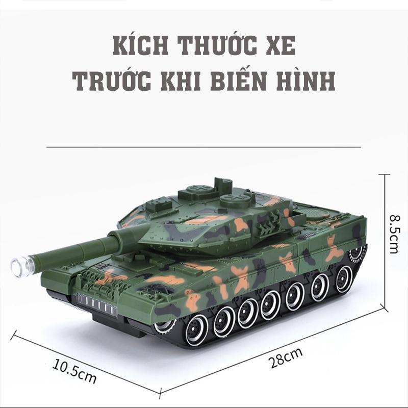 Xe Tăng Điều Khiển Bến Hình Robot Sogao Nhựa Abs Đăc Sắc Cho Bé