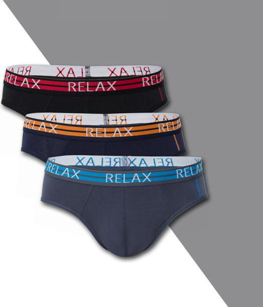 COMBO 3 QUẦN LÓT NAM RELAX RLU062 DẠNG BRIEF