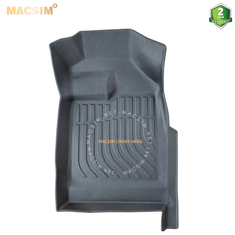 Thảm lót sàn xe ô tô Chevrolet TrailBlazer Nhãn hiệu Macsim chất liệu nhựa TPV cao cấp màu đen(FDW-012)