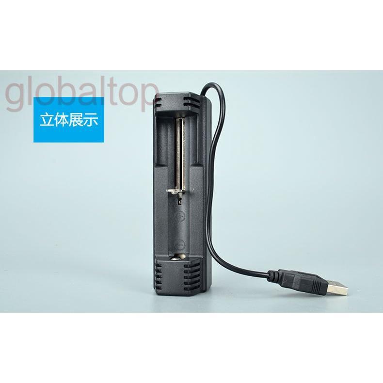 Cục sạc pin Lithium Polymer 18650 cổng USB tiện dụng