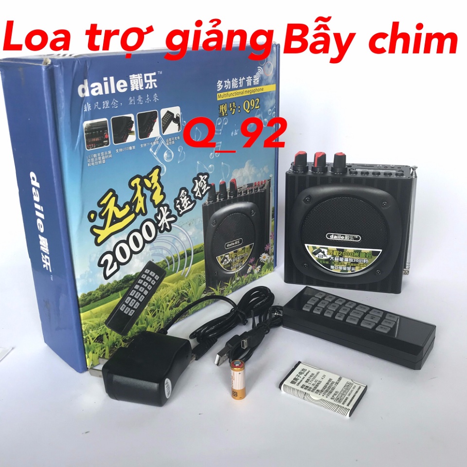 Loa trợ giảng bẫy chim Daile Q92 ( Hàng Chính Hãng )