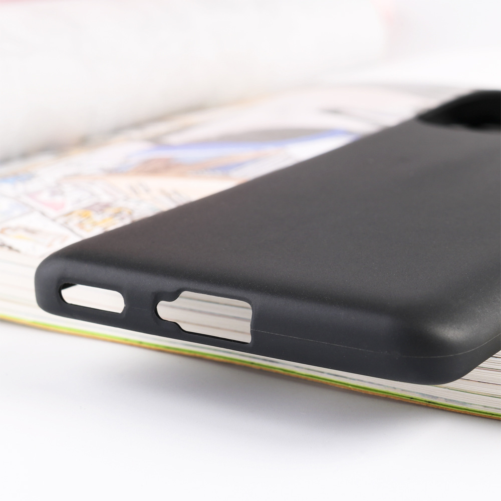 Ốp lưng silicon dành cho Xiaomi Mi 11 dẻo màu đen cao cấp