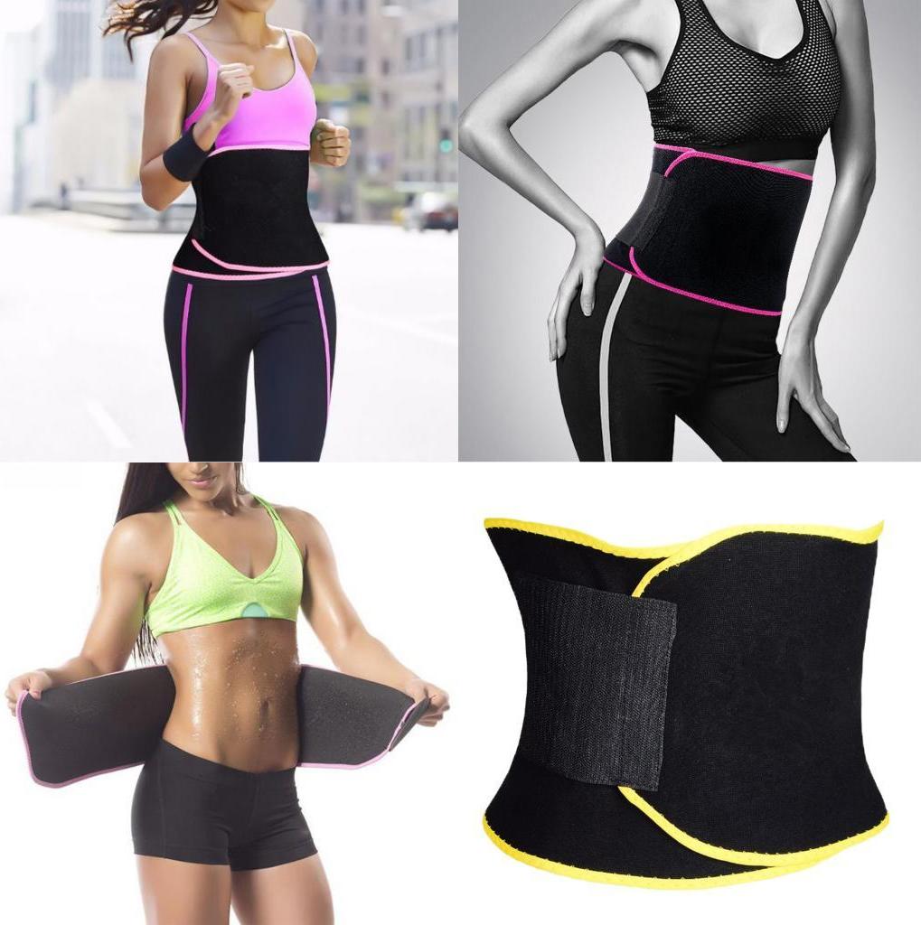 Women\'s Waist Cincher Trimmer Slimmer Body Shaper Belt Yoga Sport Girdle Belt