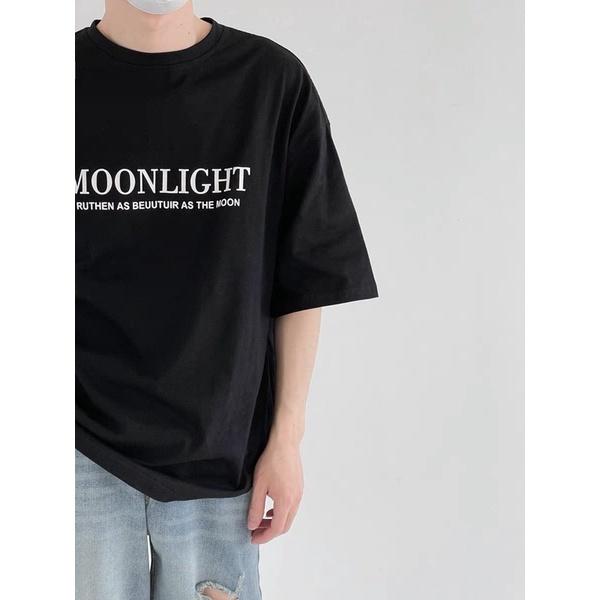 áo thun unisex tay lỡ moonlight