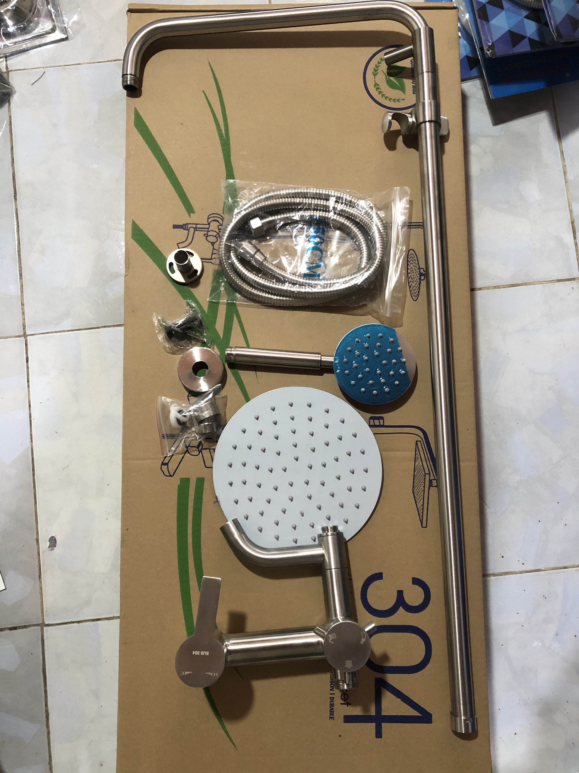 Bộ sen tắm SUS 304 HÀNG CAO CẤP