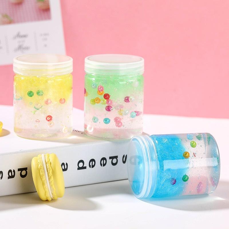 SLIME NGỌC TRAI BIỂN charm sao phối 2 màu cực đẹp đồ chơi slam squishy