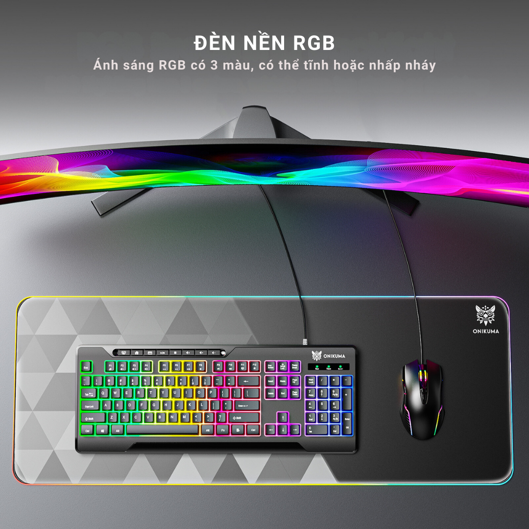 Bàn Phím Cơ ONIKUMA G32 Wired - Sự Lựa Chọn Lý Tưởng - Black - Hàng Chính Hãng