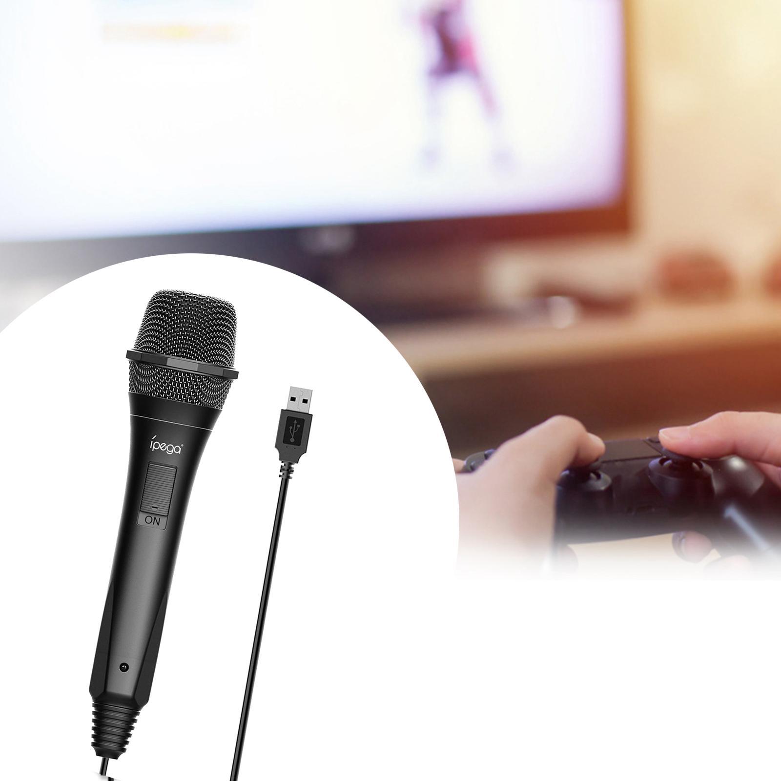 USB 2.0 Game Microphone Singing MIC for Switch Low Noise
