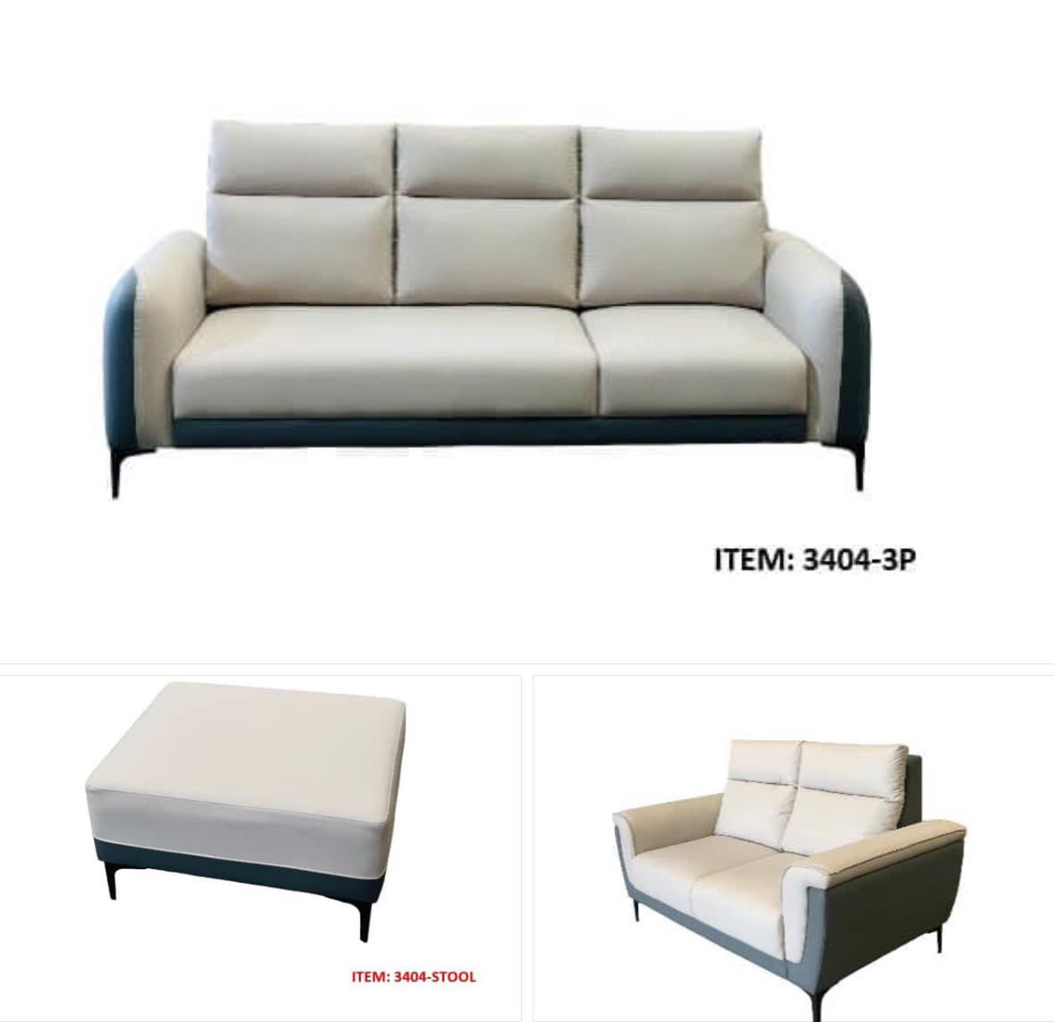Sofa Stool Model 2025 băng dài 1m8, đơn 1m2 và đôn vuông 80 cm Juno Sofa