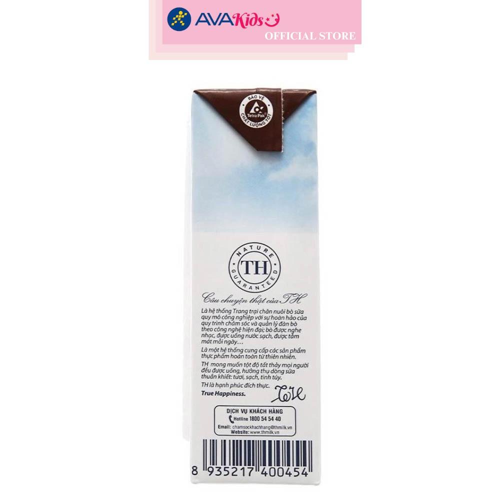 Thùng 48 hộp sữa tươi tiệt trùng TH true MILK có đường hương socola 180 ml (từ 1 tuổi)