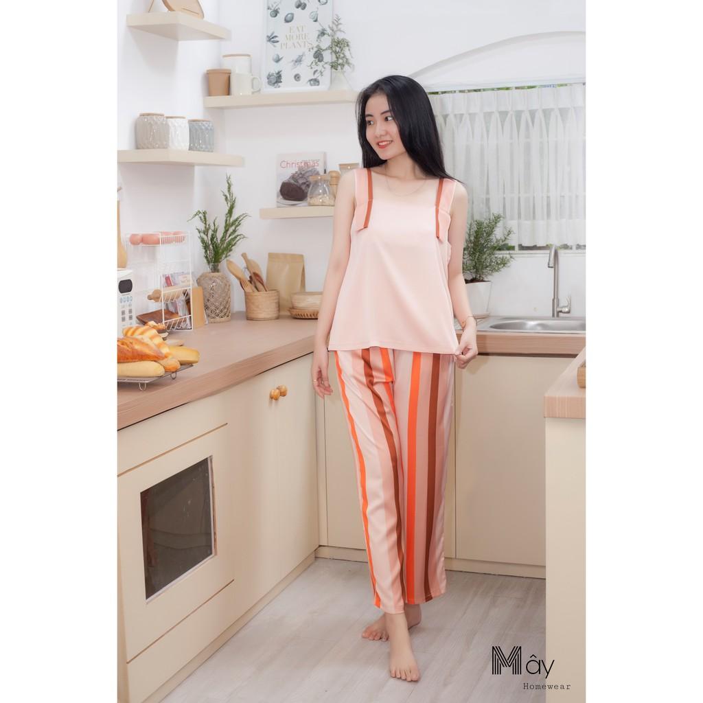 BỘ MẶC NHÀ LỤA 2 DÂY BẢN TO