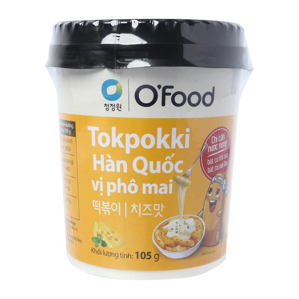 Tokbokki Hộp O'Food Vị Phô Mai 105G