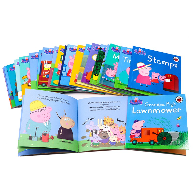 Peppa Pig Incredible Collection | Hộp vàng - 50 Books + AUDIO | Bản nhập khẩu