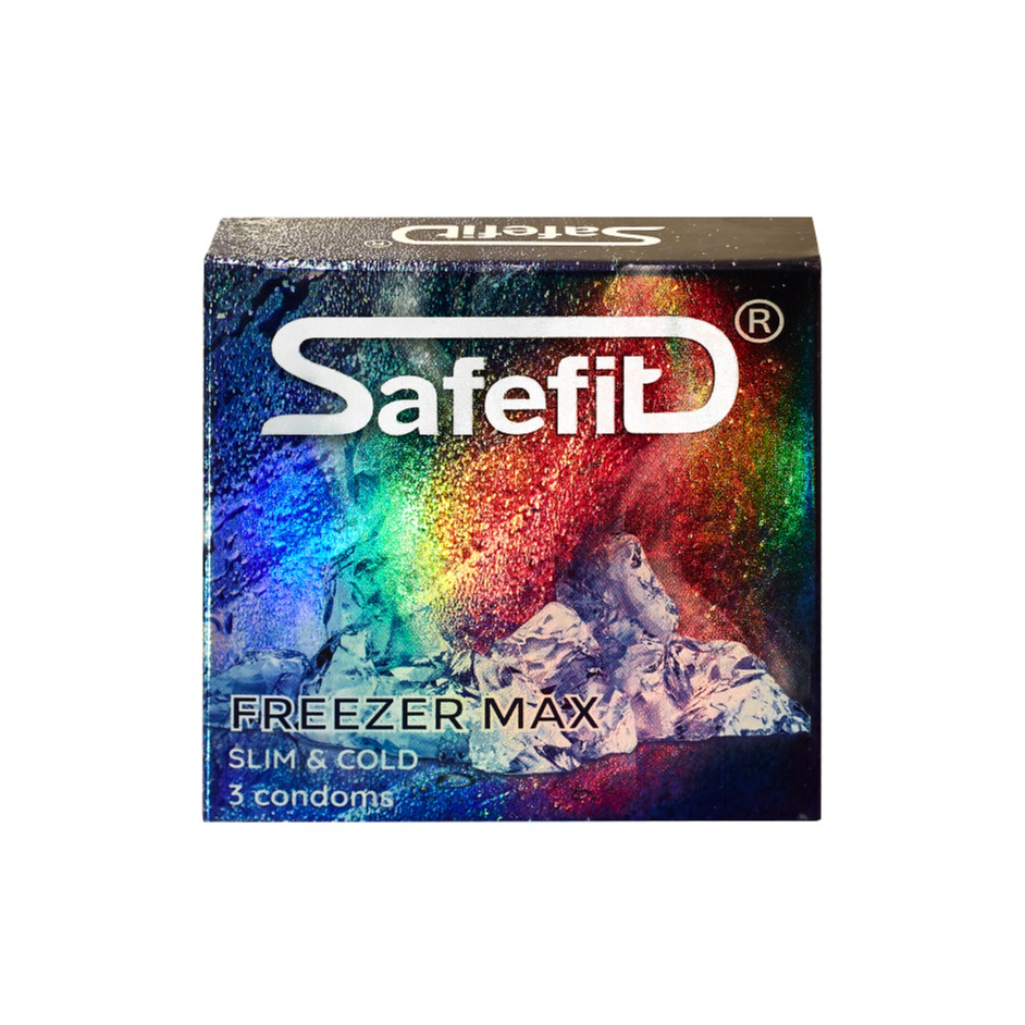 Bộ 3 hộp bao cao su Safefit mát lạnh FrezzerMax - hộp 3 chiếc