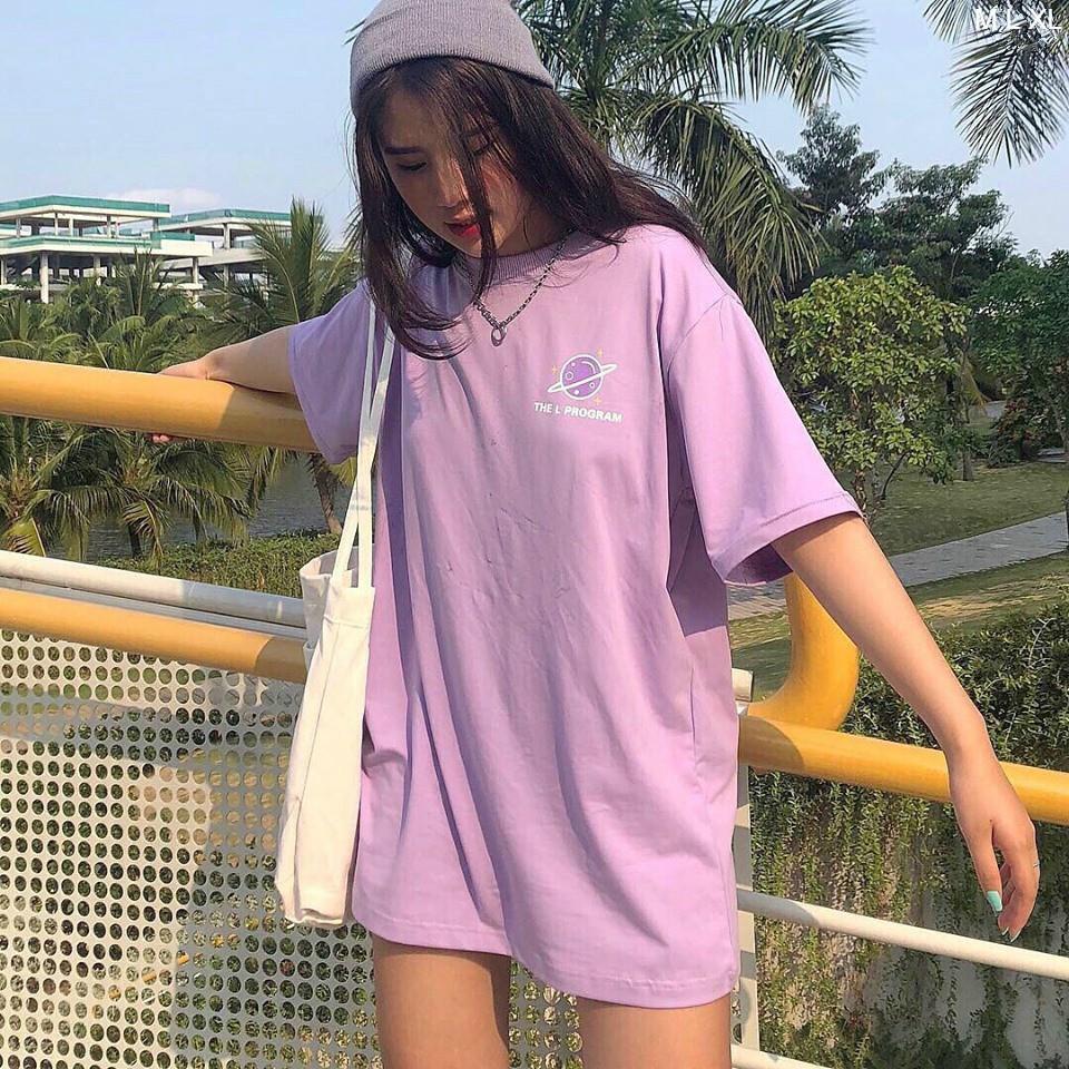 Áo Thun Tay Lỡ Unisex Form Rộng INTO THE LOVE SPACE Ulzzang Couple