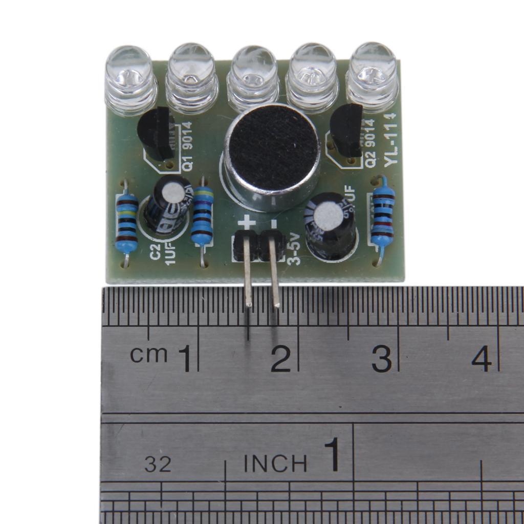 Sound Control 5-LED Melody Rhythm Lamp Module Electronic Production 3V-5.5V