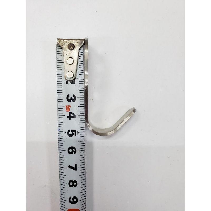 Móc đơn inox mờ treo đồ. móc treo quần áo đơn