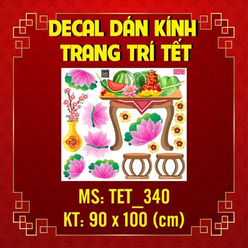 DECAL TRANG TRÍ TẾT NGUYÊN ĐÁN 2022 COMBO SỐ 9