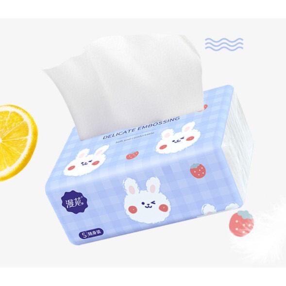 GIẤY ĂN HÌNH THỎ XINH XẮN SIÊU DAI, SIÊU MỀM MỊN - HÀNG NỘI ĐỊA TRUNG