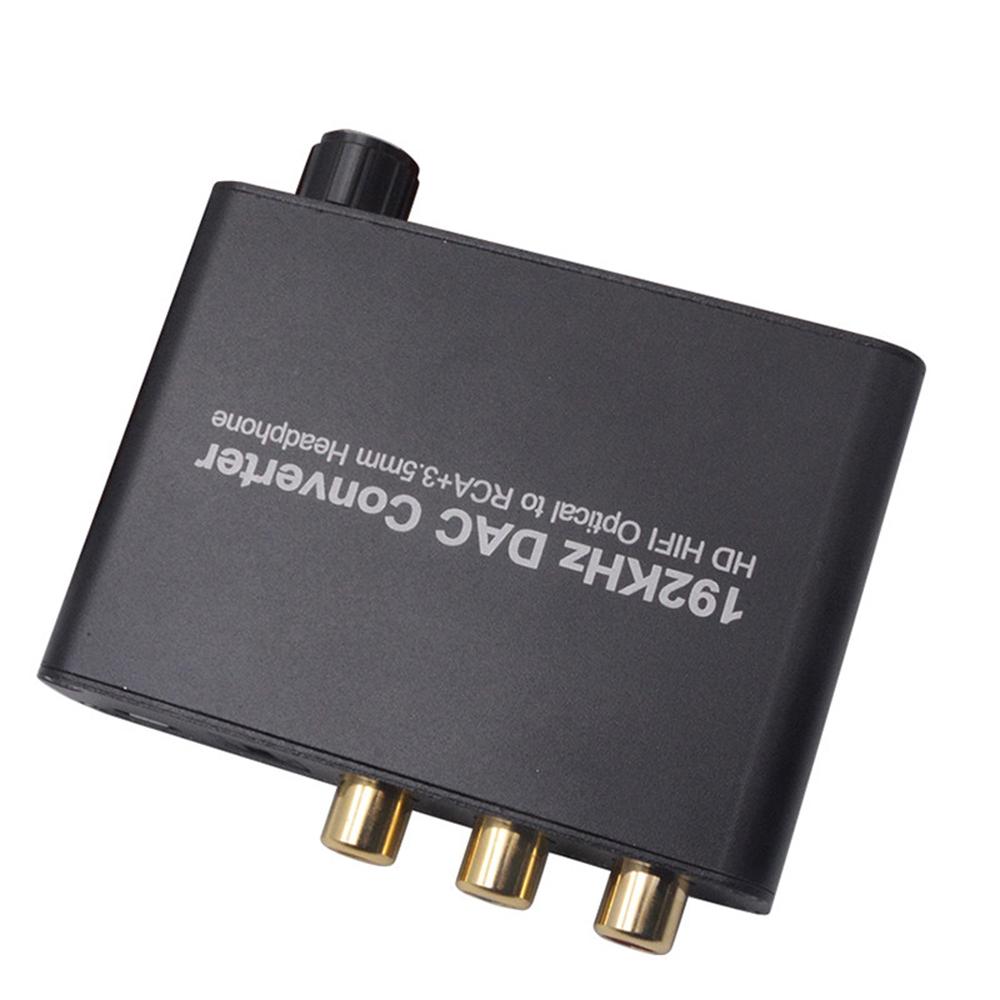 Bộ chuyển đổi Digital sang Analog, DAC 192KHz Digital Optical & Coaxial sang Analog L / R & giắc cắm 3,5mm cho HDTV Game