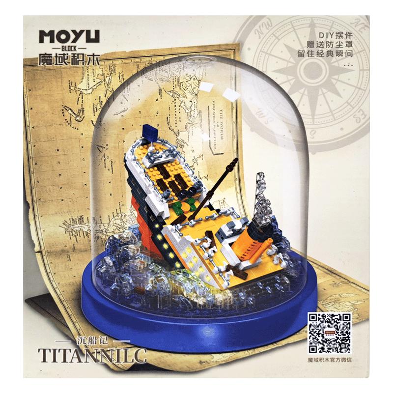 Đồ Chơi Lắp Ráp Mô Hình Tàu Titanic Tình Yêu Bất Diệt - Moyu 97091 (1327 Mảnh Ghép)