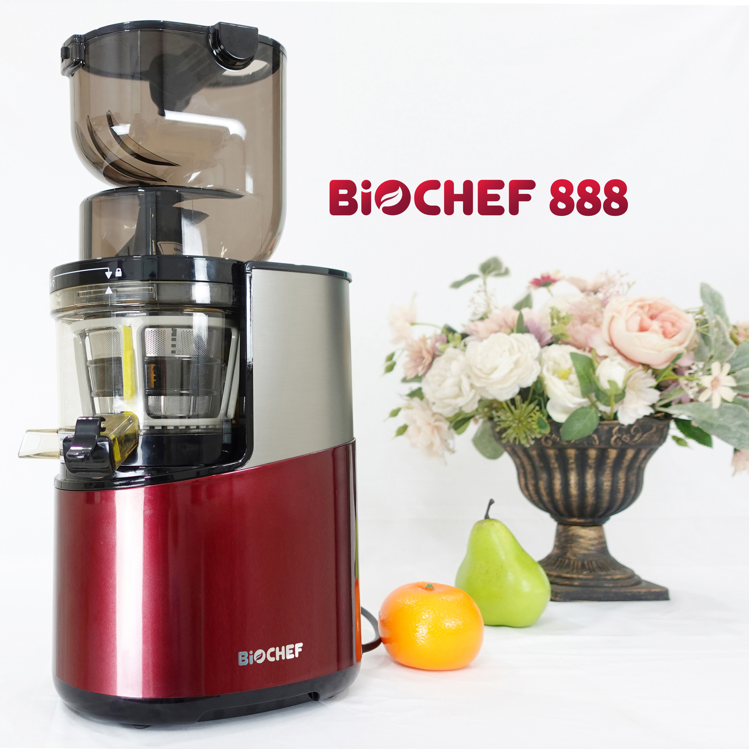 Máy ép trái cây Biochef 888 - Máy ép chậm - Hàng Chính Hãng