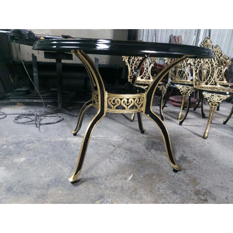 Bàn ghế sân vân vườn nhôm đúc cao cấp