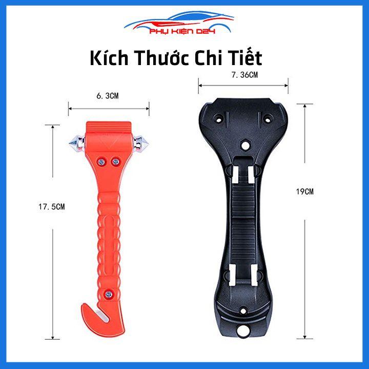 Búa thoát hiểm kèm dao cắt trong trường hợp nguy hiểm