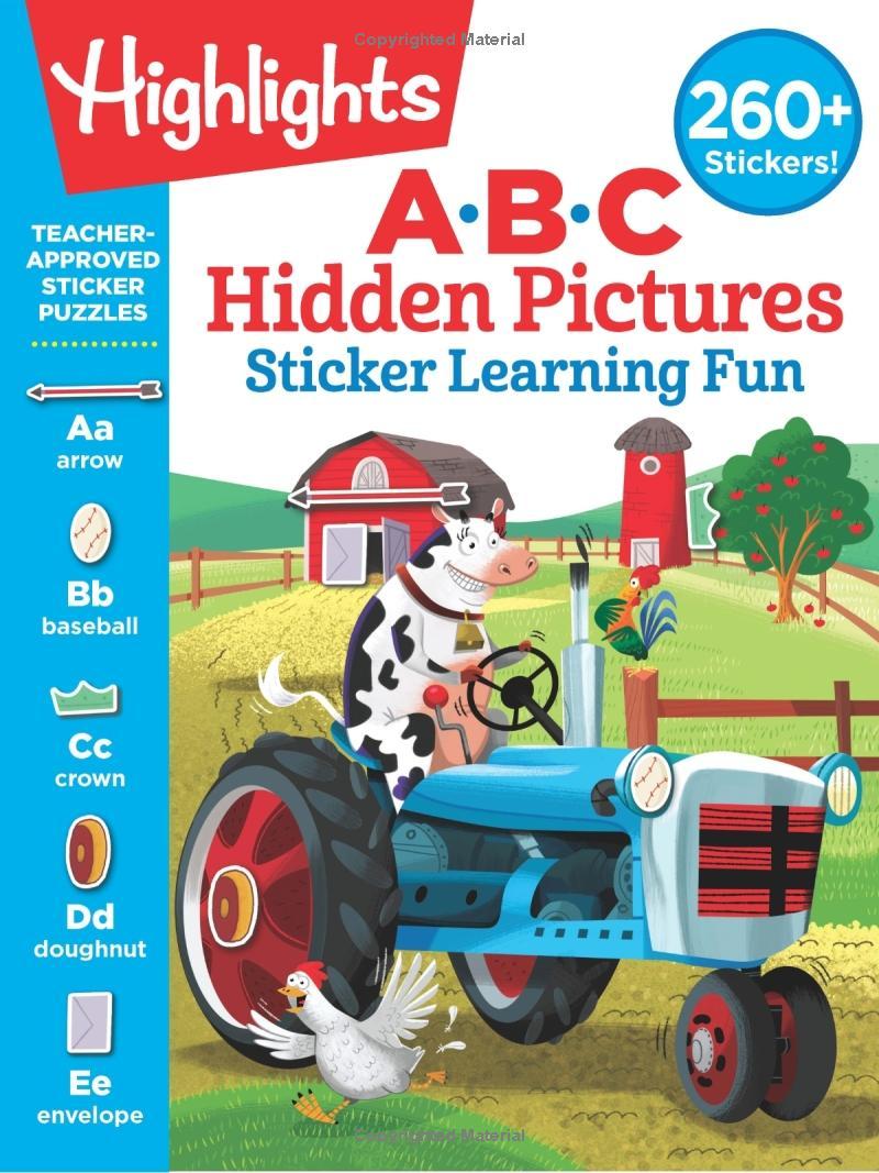 ABC Hidden Pictures Sticker Learning Fun