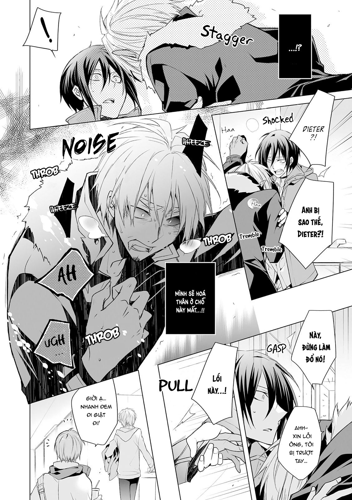 anh chàng người sói và tiểu thuyết gia lập dị chapter 2.1 12