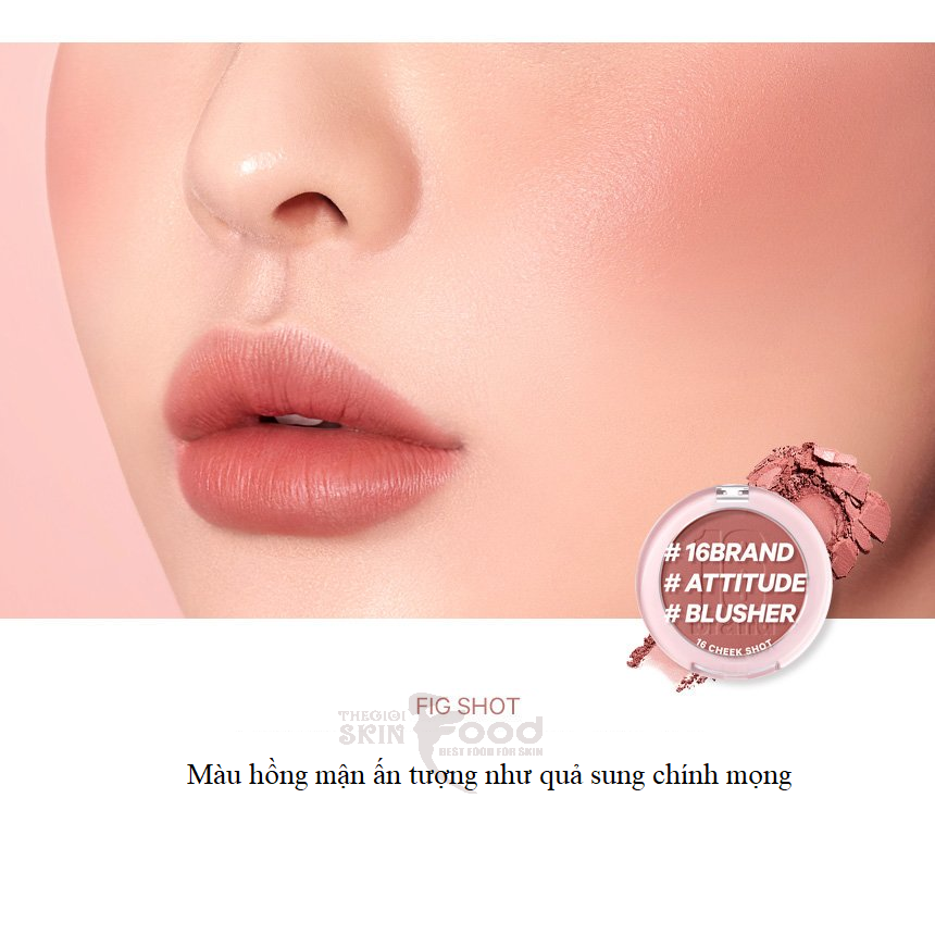 Phấn Má Hồng Dạng Nén Xinh Xắn 16Brand Cheek Shot