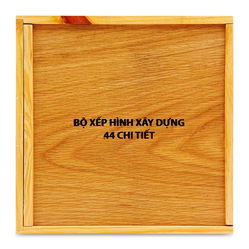 Đồ chơi xây dựng 44 chi tiết màu