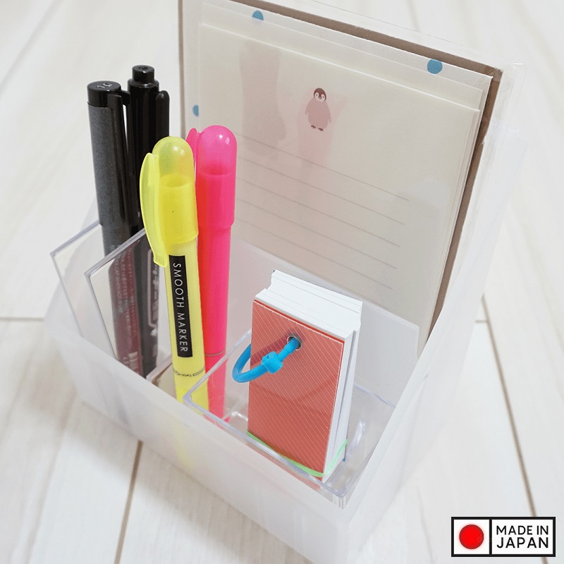 [CHÍNH HÃNG] Khay đựng đồ đa dụng 2 ngăn Yamada Desk Labo - Hàng nội địa Nhật Bản | Made in Japan