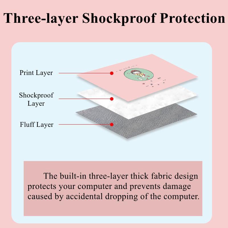 Túi Da Đựng Bảo Vệ Laptop Có Dây Móc Thanh Kéo Vali Tiện Lợi 13 13.3 14 14.6 15 15.6 16.1 Inch