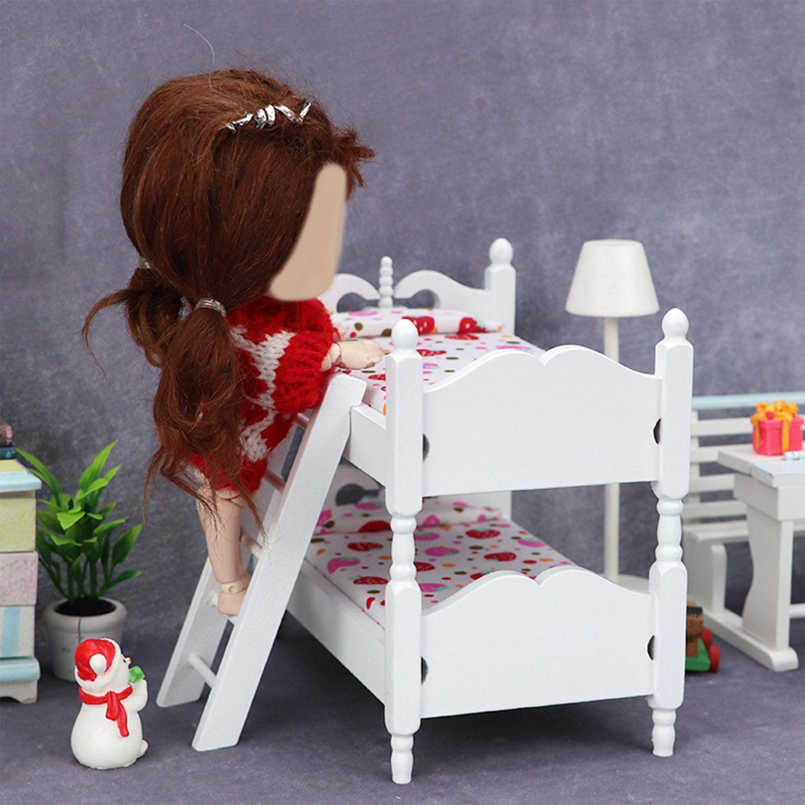 Wooden 1/12 Dollhouse Miniature   Room Furniture Kit Decor 8pcs