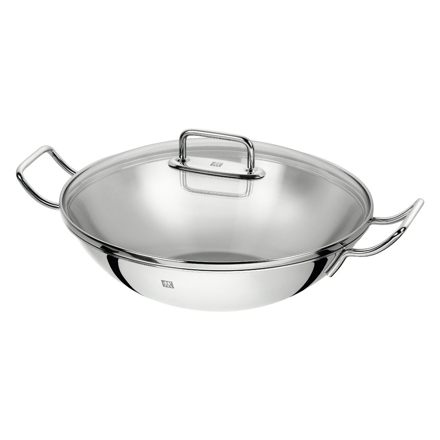 Zwilling Plus – Chảo Wok Có Nắp Zwilling J.A.Henckels – 32cm (Bếp Từ)