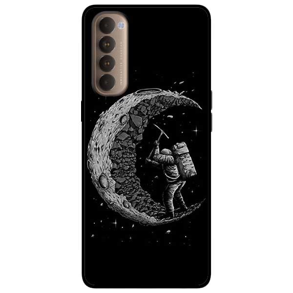 Ốp lưng dành cho Oppo Reno 4 Pro mẫu Đào Trăng